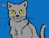 Dibujo Gato pintado por belencita1
