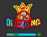 Dibujo Logo Diverking pintado por Israel00