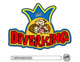 Dibujo Logo Diverking pintado por lalo2012