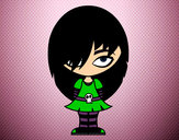 Dibujo Look Emo pintado por scarlet123