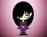 Dibujo Look Emo pintado por Xeeelene