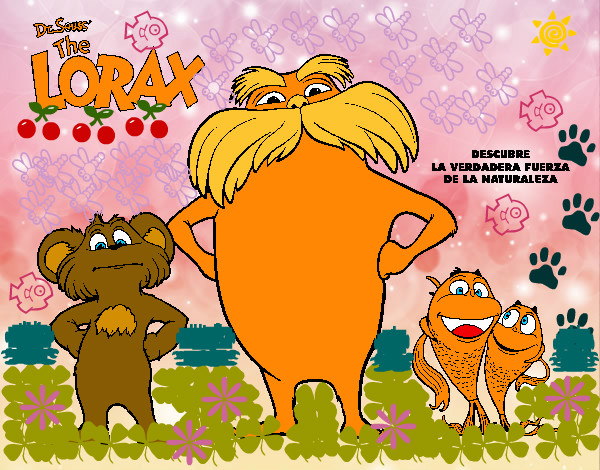 Dibujo Lorax y sus amigos pintado por adrianang