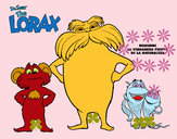 Dibujo Lorax y sus amigos pintado por Barby06