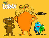 Dibujo Lorax y sus amigos pintado por meelany