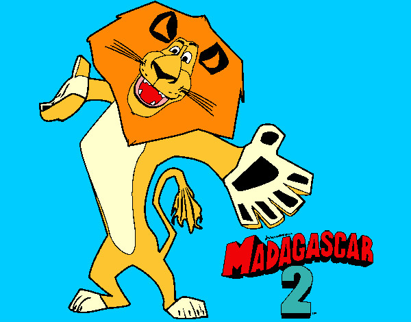 Dibujo Madagascar 2 Alex 2 pintado por danirichar