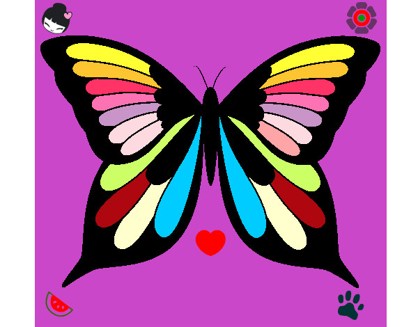 Dibujo Mariposa 8 pintado por pazbelen09