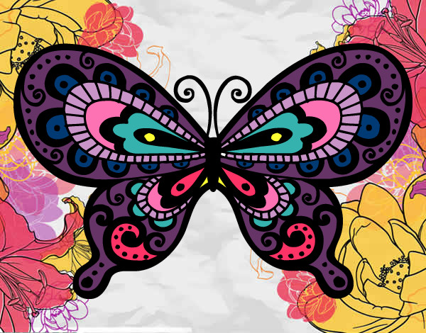 Dibujo Mariposa bonita pintado por Daaf