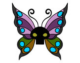 Dibujo Mariposa Emo pintado por loudelau