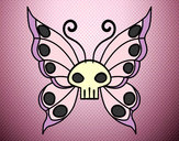 Dibujo Mariposa Emo pintado por sakura92