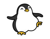 Dibujo Pingüino bailando pintado por YJCT