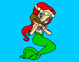 Dibujo Sirena con una caracola pintado por Sonia-sol