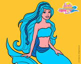 Dibujo Sirena sentada pintado por Jcsloves 