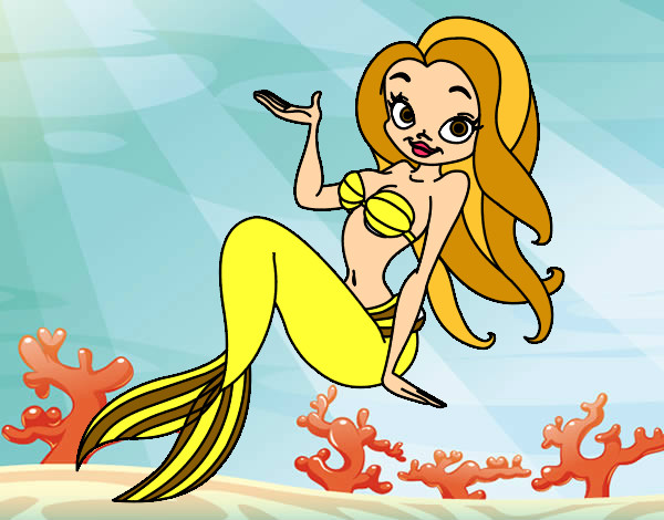Dibujo Sirena sexy pintado por marjoca