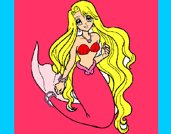 Dibujo Sirenita pintado por Nani_lo
