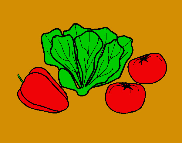 Dibujo Verduras 1 pintado por Israel00
