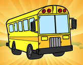 Dibujo Autobús del colegio pintado por amtutor