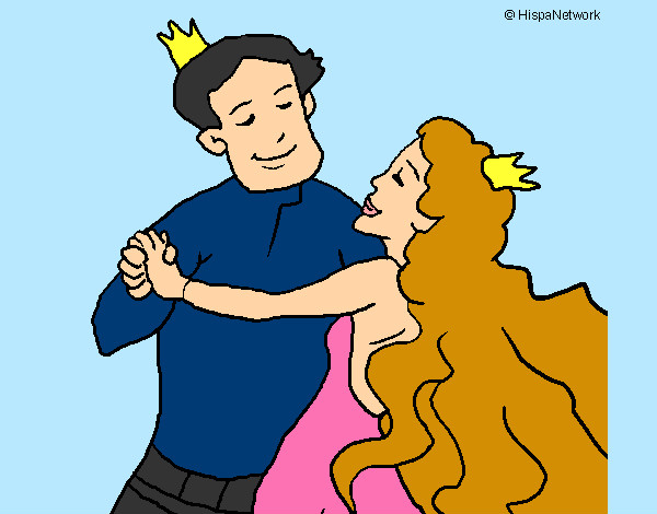 Dibujo Baile de príncipes pintado por 2392