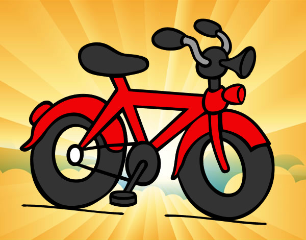 Dibujo Bicicleta con bocina pintado por valepeke2