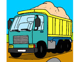 Dibujo Camión de carga 1 pintado por manoloyayo