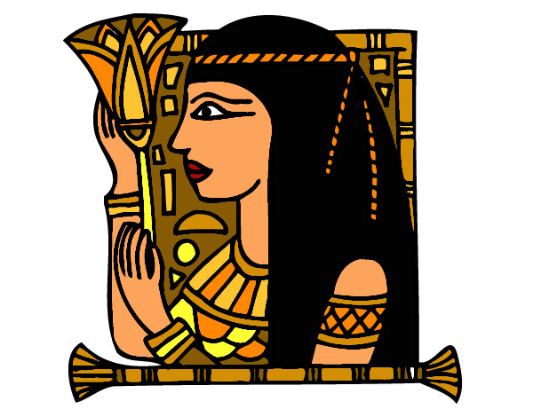Dibujo de Cleopatra pintado por Solecarden en  el día 08-04-12 a  las 02:37:12. Imprime, pinta o colorea tus propios dibujos!