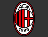 Dibujo Escudo del AC Milan pintado por STAN