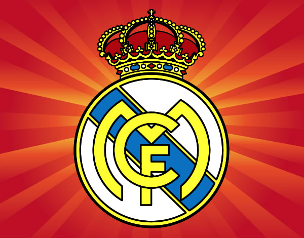 Dibujo Escudo del Real Madrid C.F. pintado por alex03