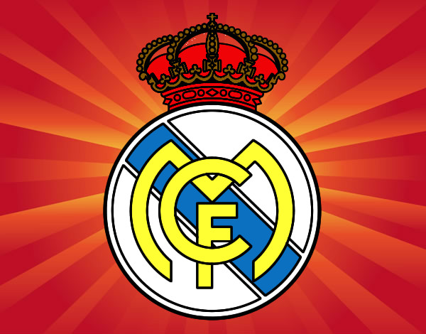 Dibujo Escudo del Real Madrid C.F. pintado por pipe2345