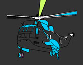Dibujo Helicóptero al rescate pintado por CesarBoy