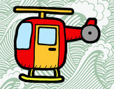 Dibujo Helicóptero ligero pintado por hectoremma