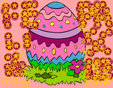 Dibujo Huevo de pascua 2 pintado por rebemai