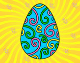 Dibujo Huevo decorado pintado por ELPO