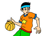 Dibujo Jugador de básquet junior pintado por sgdggqu