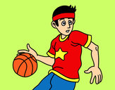 Dibujo Jugador de básquet junior pintado por Valentin 