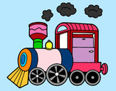 Dibujo Locomotora de vapor pintado por jjjaaa