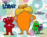 Dibujo Lorax y sus amigos pintado por gabriela86