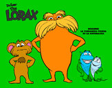 Dibujo Lorax y sus amigos pintado por nnamaria
