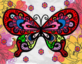 Dibujo Mariposa bonita pintado por tory