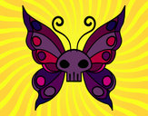 Dibujo Mariposa Emo pintado por yuruany 