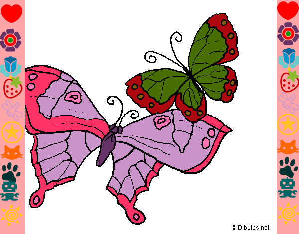 Dibujo Mariposas pintado por Randa9