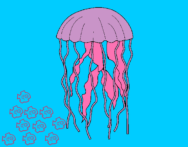 Dibujo Medusa pintado por queyla