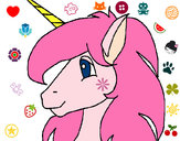 Dibujo Pequeño unicornio pintado por stefa88