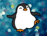 Dibujo Pingüino bailando pintado por juandiego3