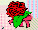 Dibujo Rosa, flor pintado por magdacarol