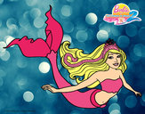 Dibujo Sirena contenta pintado por Liria2000