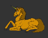 Dibujo Unicornio sentado pintado por naaray1