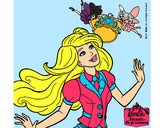 Dibujo Barbie a punto de ser coronada pintado por karelyn