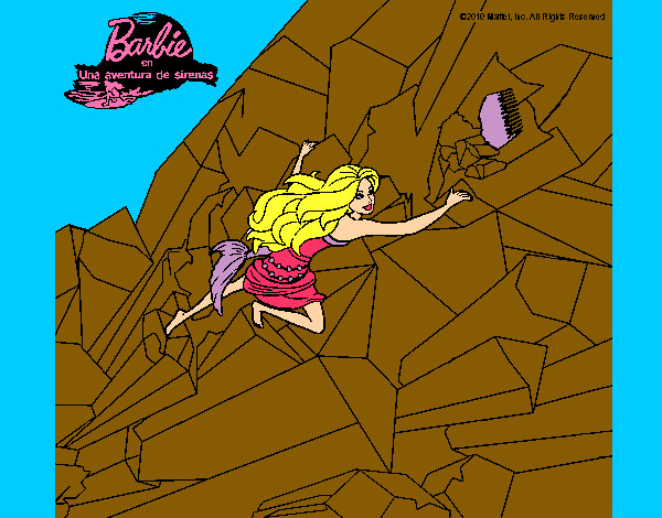 barbie escalando