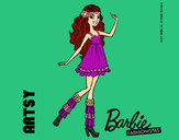 Dibujo Barbie Fashionista 1 pintado por Delicia