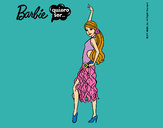 Dibujo Barbie flamenca pintado por queyla