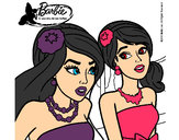 Dibujo Barbie y su amiga 1 pintado por raquel_amy